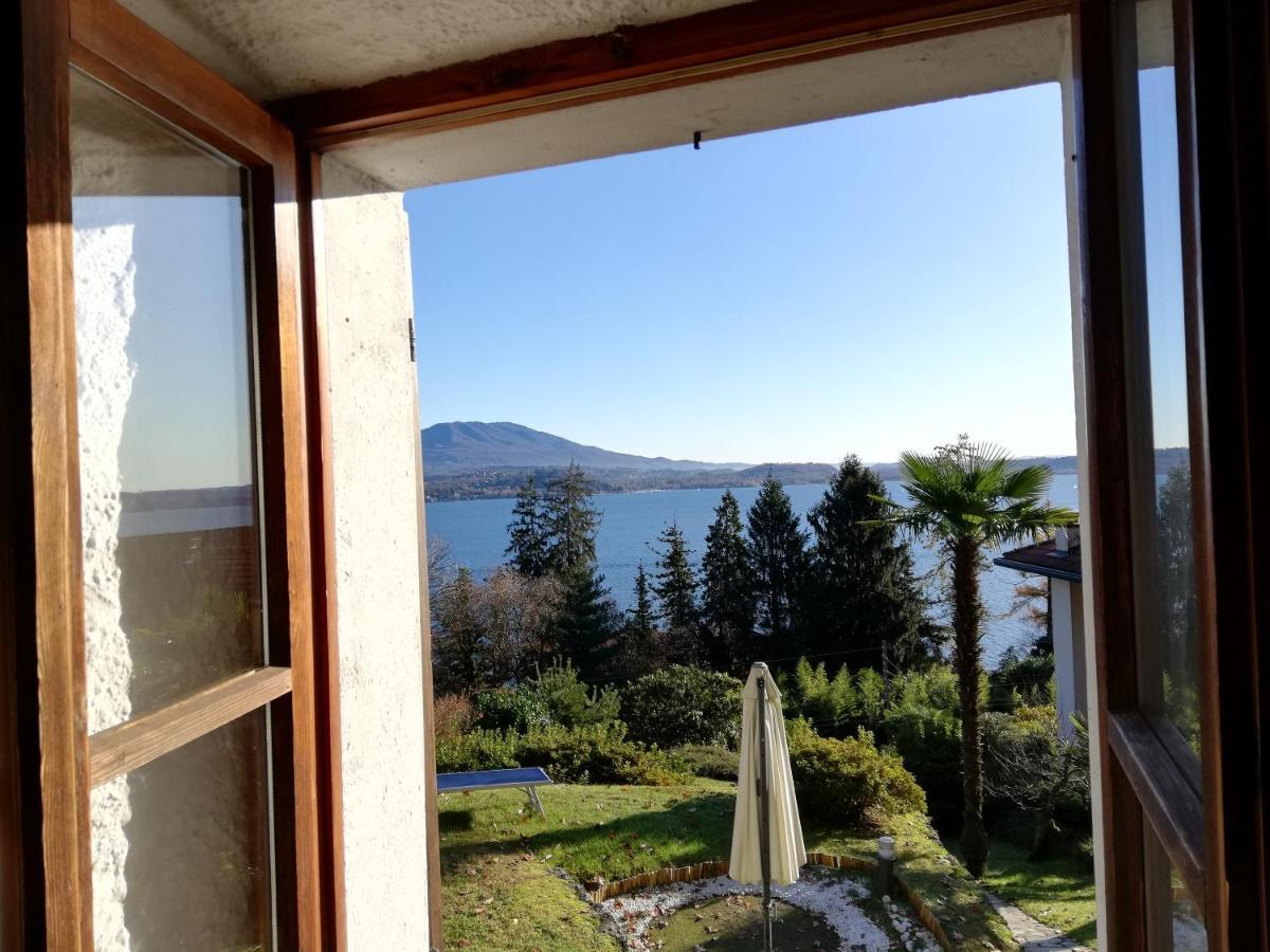 Romantica Casetta Nel Verde Con Vista Sul Lago Belgirate Eksteriør billede